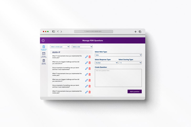 Power Apps personal development review template – digital employee appraisal and action-tracking app for Microsoft Teams