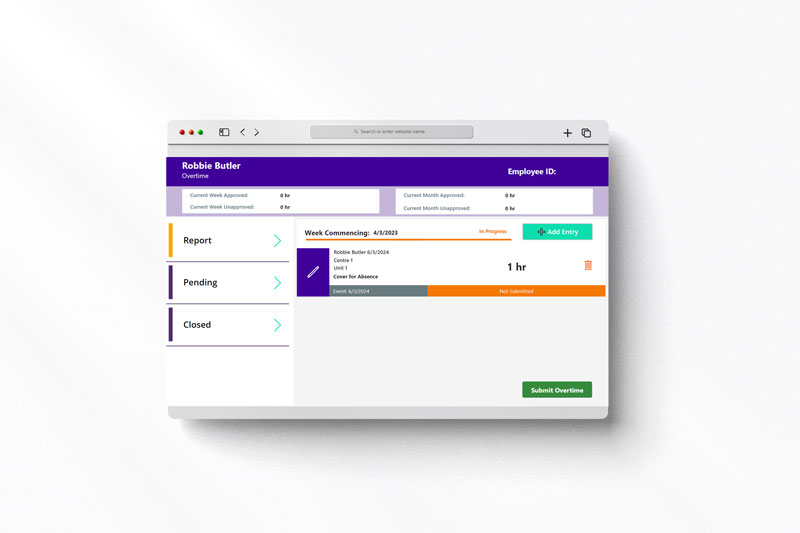 Overtime app