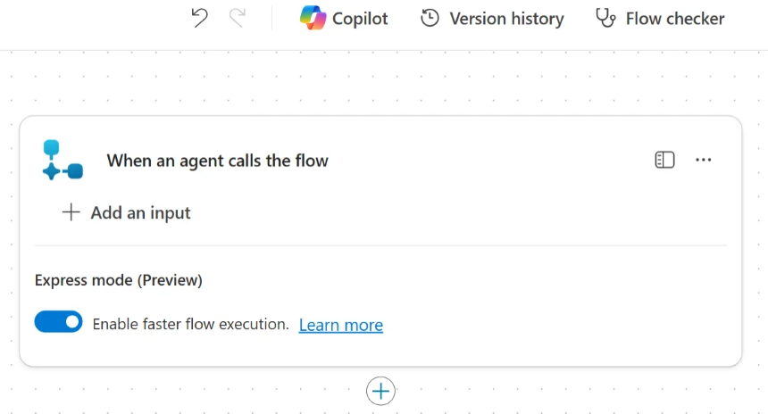 Copilot studio agent flow
